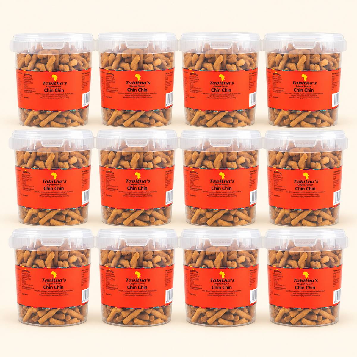 Tabitha's Chin Chin Party Bundle 12 x 400g