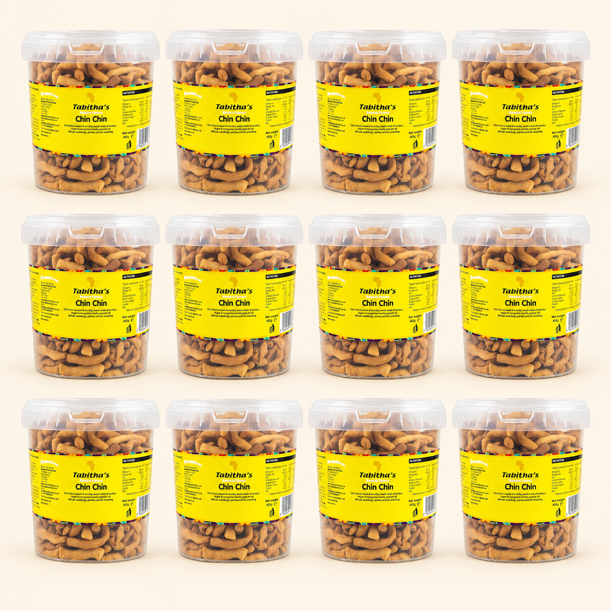 Tabitha's Chin Chin Party Bundle 12 x 400g