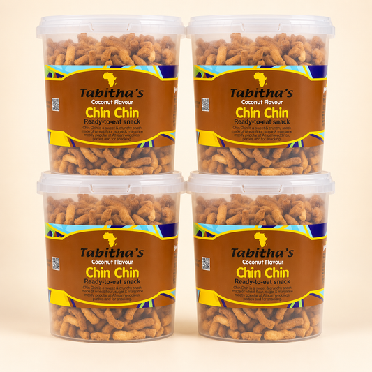 Tabitha's Chin Chin Party & Celebration Bundle - 4 x 800g Tubs