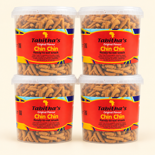Tabitha's Chin Chin Party & Celebration Bundle - 4 x 800g Tubs